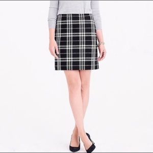 - NWT J Crew Factory plaid mini skirt - size 6